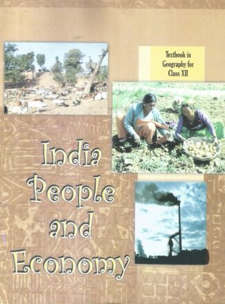 India People and Economy Textbook in Geography for Class XII Front Cover